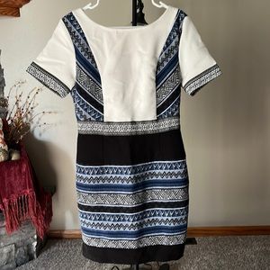 Knit Aztec Print Dress